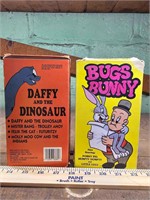 Vintage VHS tapes Bugs bunny/Daffy and the Dino