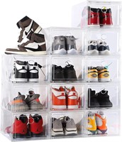 12 Pack Shoe Storage Boxes
