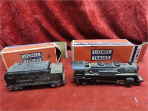 #2034 Lionel Locomotive & tender w/boxes.