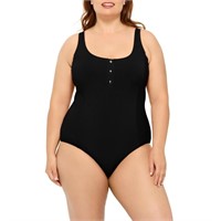 Size 24W Christina Swimwear Women's Princess Seam