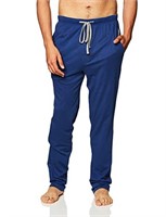 Hanes Men's Solid Knit Sleep Pant, Blue, X-Large