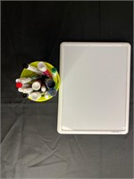 White board and marker lot