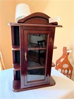 Small curio cabinet
