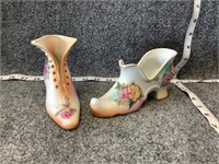Floral Ceramic Shoe Decor