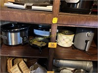 Crock Pots, Iron Skillet