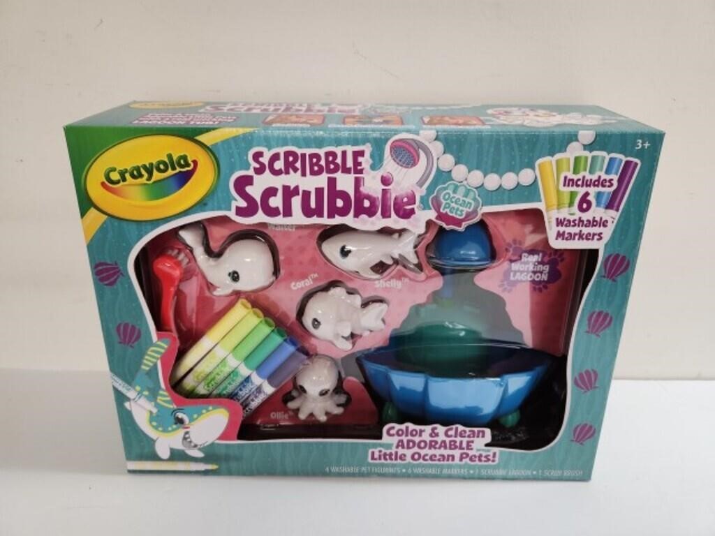 Crayola Scribble scrubbie bathtub toy