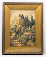 Framed Henry Stannard Signed Watercolor Painting