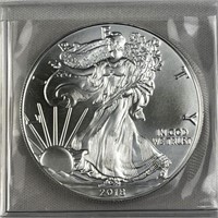 2018 American Silver Eagle 1oz .999