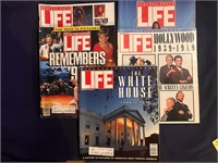 5 LIFE Magazines of various topics