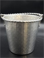 Hand Forged Everlast Metal Ice Bucket and Spoon