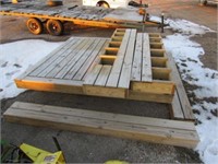 8x8ft. Treated Deck w/Steps to go all away around