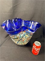 Signed Art Glass Vase