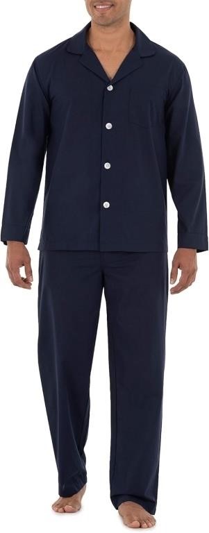 (N) Fruit of the Loom Men's Broadcloth Pajama Set