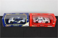 Two 1:24th Die-Cast Racecars by Racing Champions