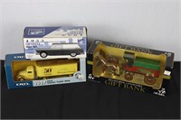 Three Assorted Die-Cast Banks