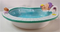 Lotus 1995 Pool People Swim Pool Serving Bowl