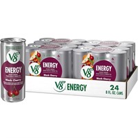 V8 +ENERGY Black Cherry, 8 oz - 24 Count