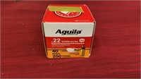 Aguila .22 Long Rifle Copper plated Bullet 40gr,
