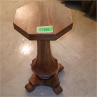 VINTAGE PLANT STAND- SOLID WOOD 13 x 13 x 23