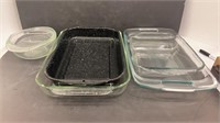 Pyrex and Anchor brand oven safe pans
