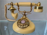 Vintage French Antique Style Rotary Phone (a)