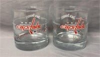 2 Washington Capitals Glasses by Jack Daniels