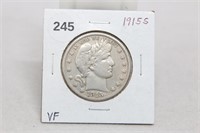 1915 S Half Dollar-VF