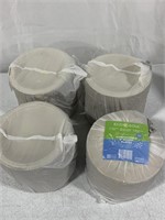 ECOSOUL COMPOSTABLE PLATES 6IN 500PLATES