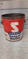 Vintage Schwartz Peanut Butter Tin