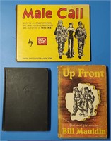 3 World War II Books c.1940s