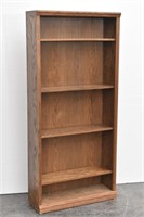 Oak Bookshelf 4 Adjustable Shelves