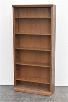Oak Bookshelf 5 Adjustable Shelves