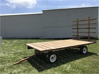 7'x14' Flatbed Hay Wagon with Case Running Gear