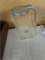 old glass pitcher