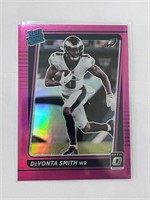 Devonta Smith Pink Rate Rookie Card