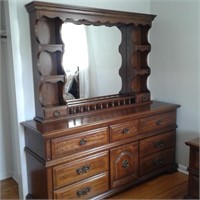Dresser with Mirror Sumter Cabinet Co.