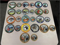 PA WATER FOWL, TRIPLE TROPHY, & NED SMITH PATCHES