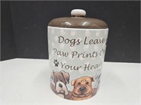 NEW Dog Treat Canister