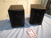 Qty 2- M AUDIO AV 40  speakers