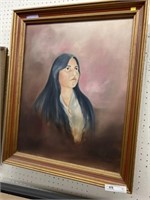 Oil On Canvas Portrait