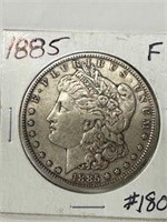 1885 Morgan Dollar - F