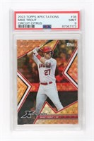#16/25 GRADED MIKE TROUT BASEBALL CARD