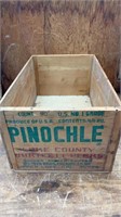 Pinchole pears wooden crate