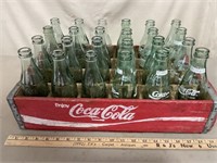 Coca-Cola Wooden Crate with bottles