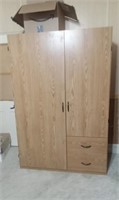 71" TALL 47" WIDE WARDROBE WITH DRAWERS