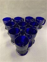 (10) Cobalt Mugs