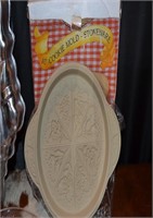 NEW 10" COOKIE MOLD STONEWARE