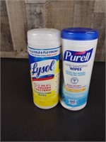 Lysol & Purell Disinfecting Wipes