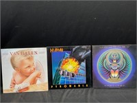 Van Halen, Def Leppard, Journey Records