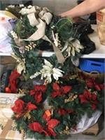 3 Holiday wreaths